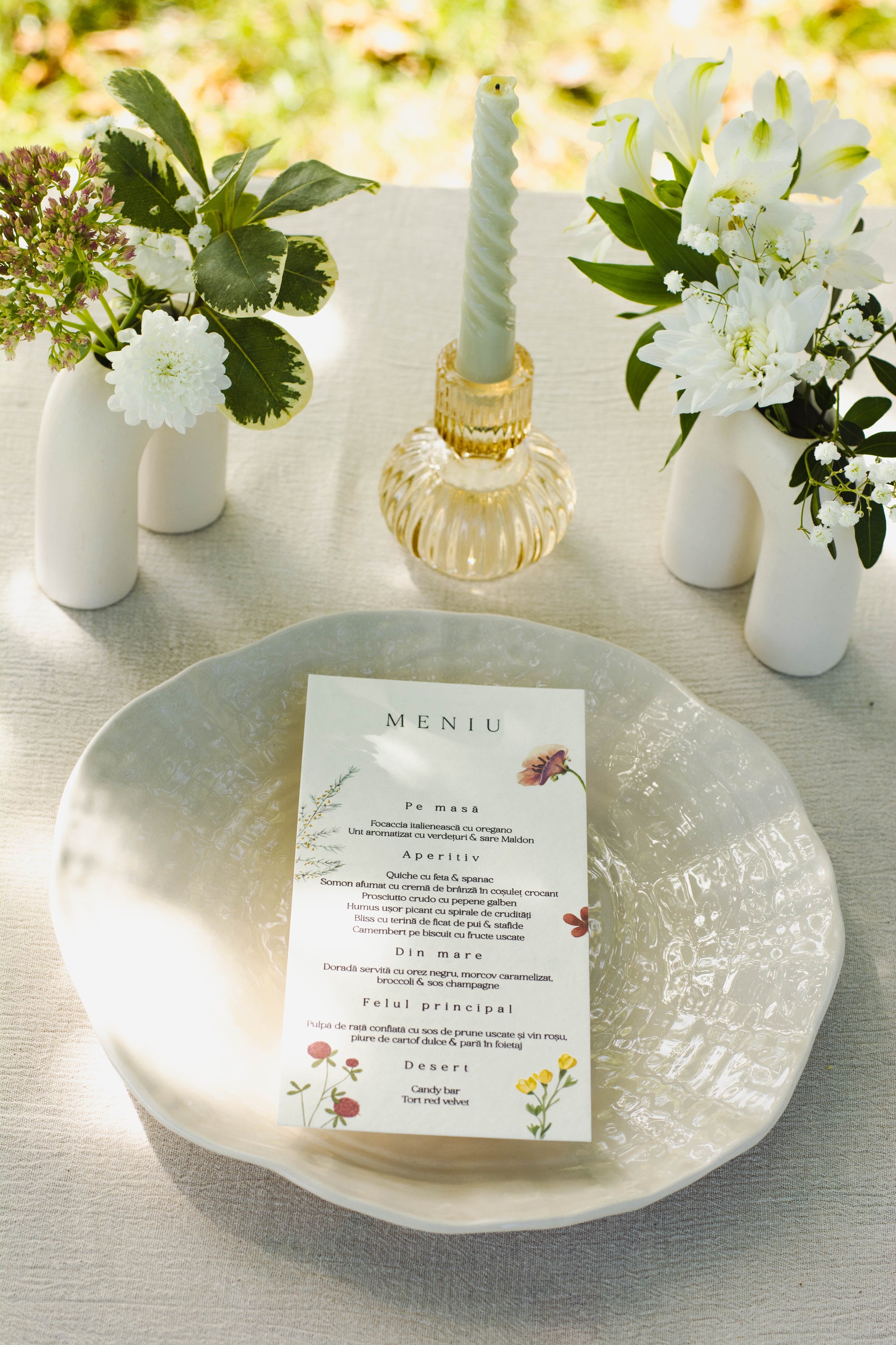 Meniu floral
