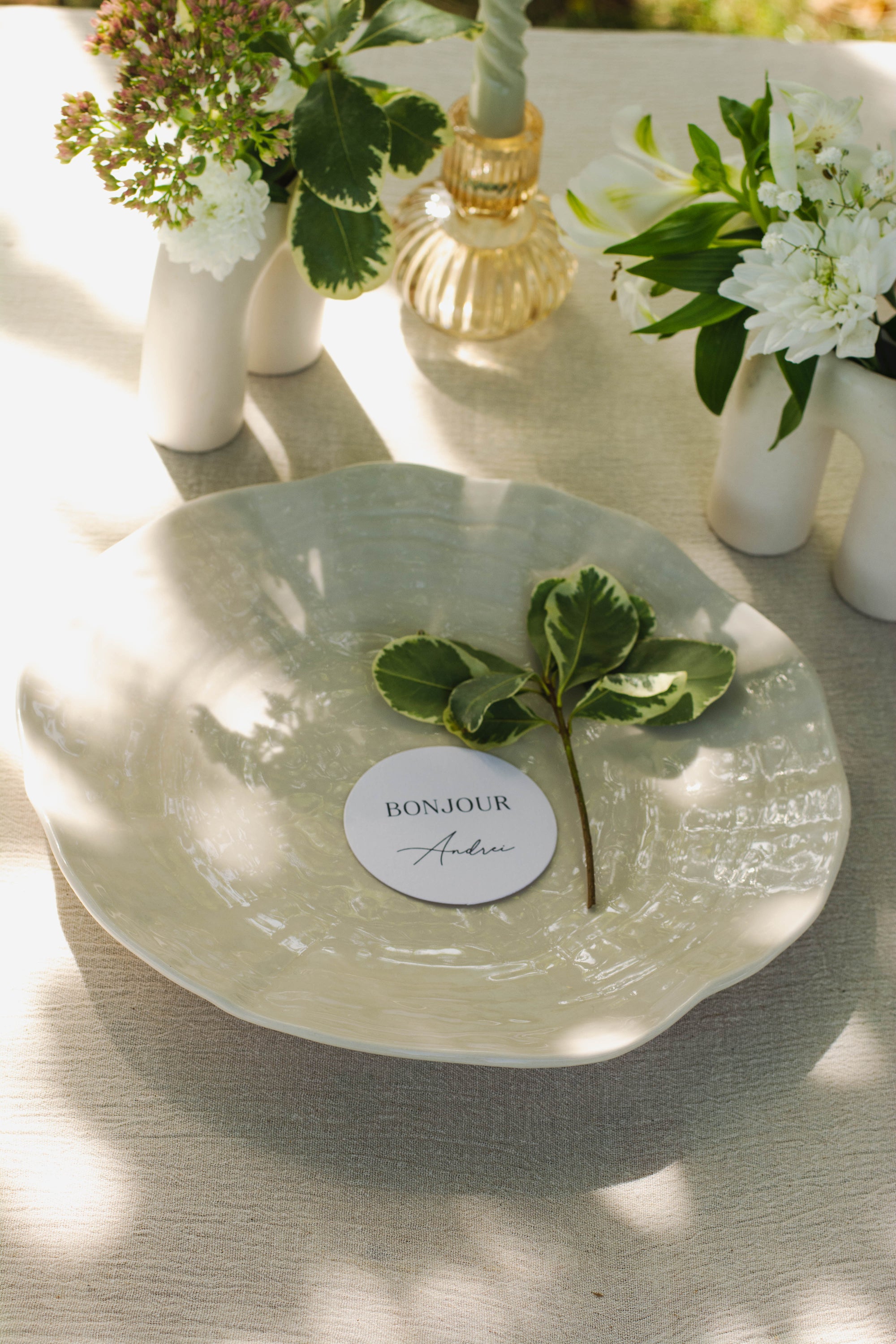 No.4. Nametag rotund
