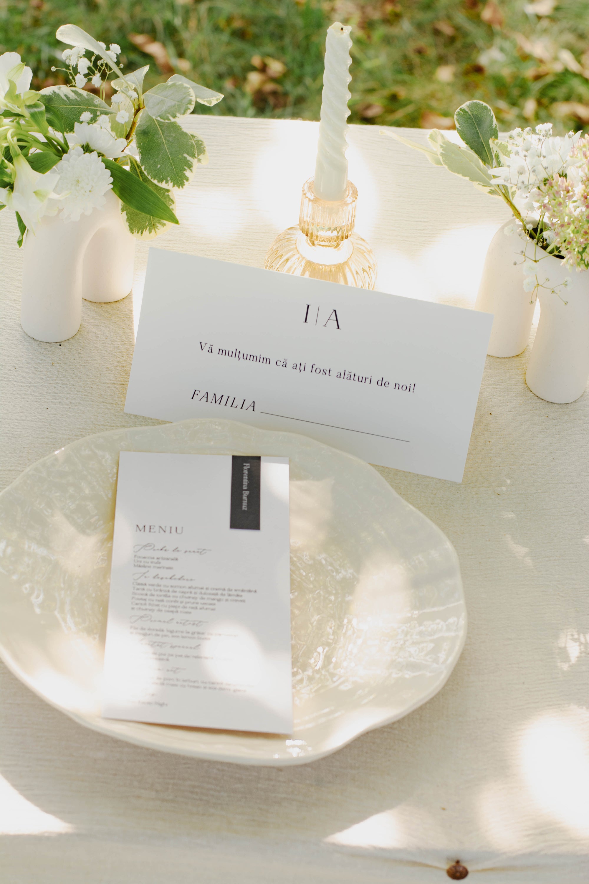 No.3 Plic tip place card