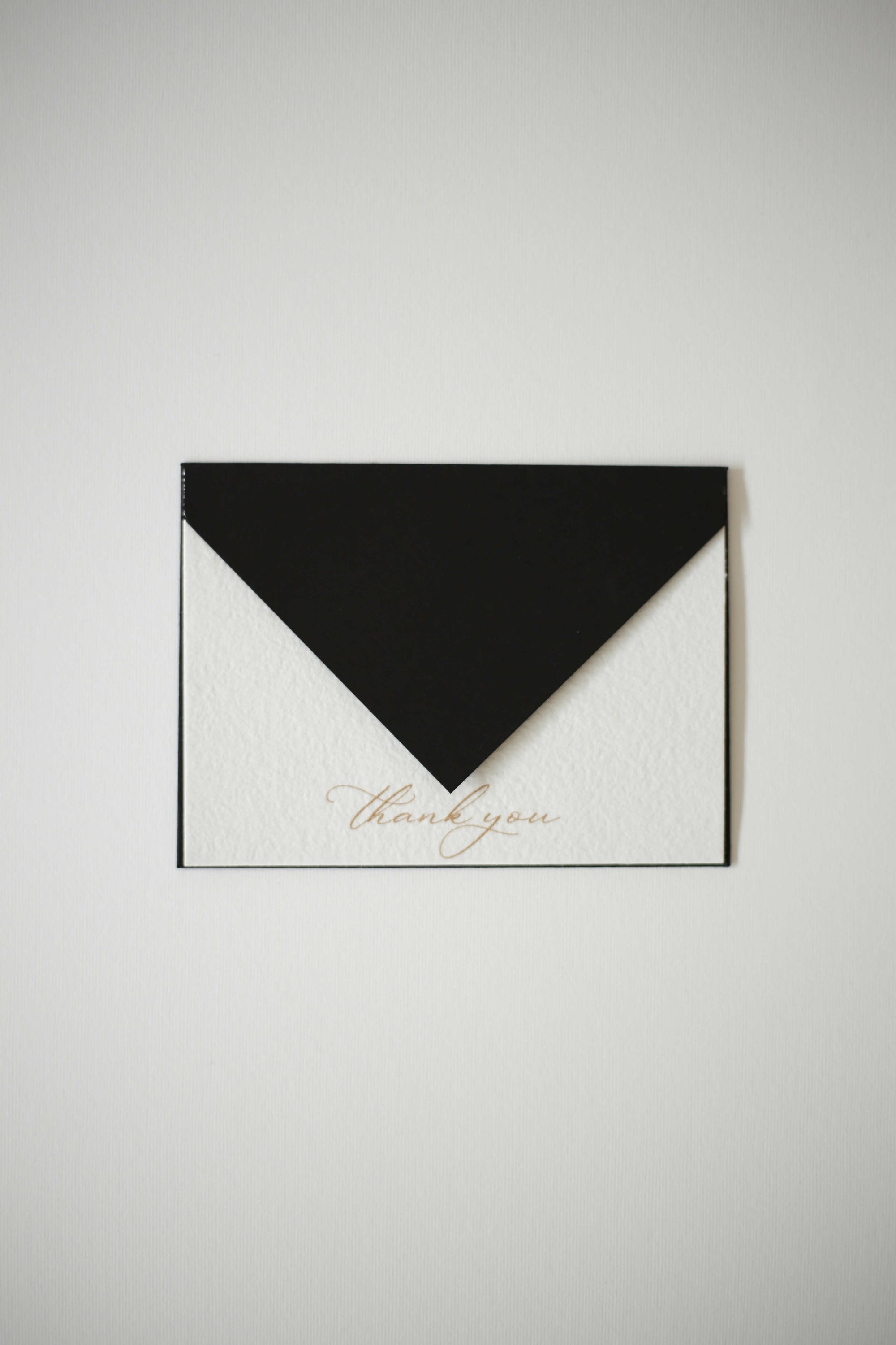 Thank u card - Negru