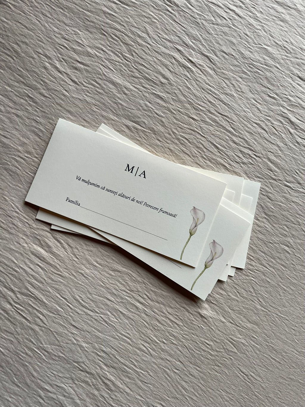 No.6 Plic tip place card